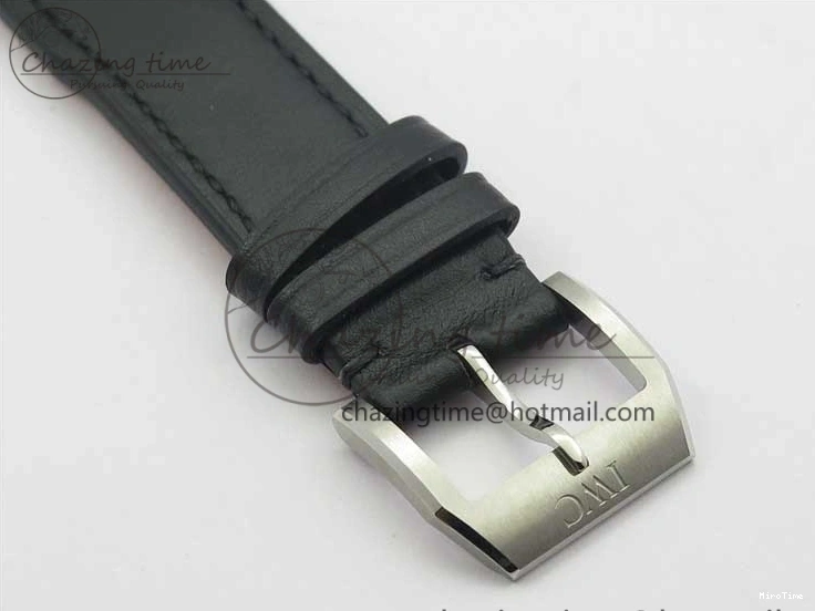 MIROTIME 0226 MARK XVIII IW327002 SS FKF 1:1 Best Edition White Dial On Black Leather Strap Affordable 7121